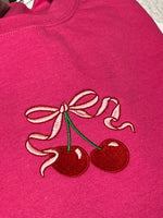 Ribbon Cherry Sweatshirt