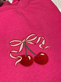 Ribbon Cherry Sweatshirt