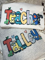 Custom Colorful Dot ANY Name