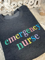 Custom Bold Colorful Font Sweatshirt