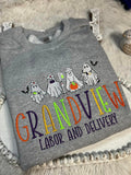 Custom Halloween Ghost Sweatshirt (Healthcare Theme)