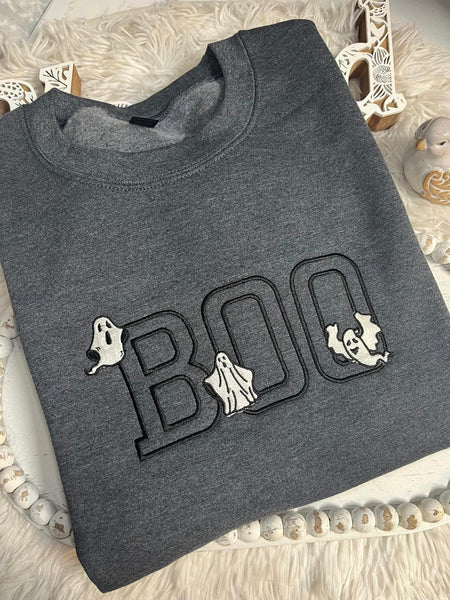 Glow in the dark thread ghost Sweatshirt