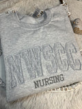 Custom Raggy Ash on Ash Sweatshirt