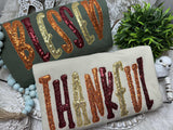 Thankful/Blessed Sequin, Fall, Sweatshirt or Tshirt