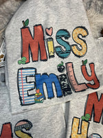 Custom Colorful Dot ANY Name