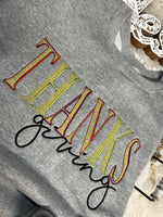 Side bow Thanksgiving Sweatshirt