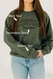 Custom Embroidery Sweatshirt