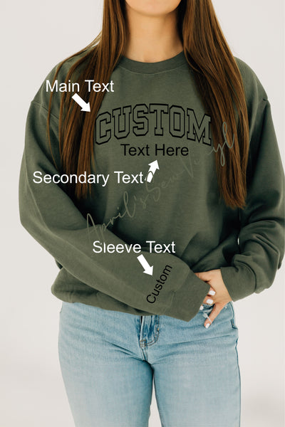 Custom Embroidery Sweatshirt