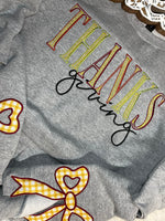 Side bow Thanksgiving Sweatshirt