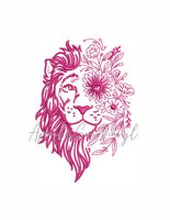 Boho Lion Embroidery