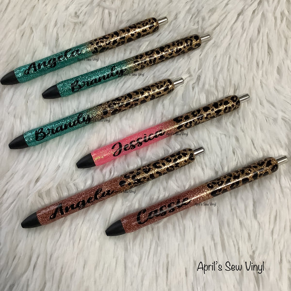 Custom Glitter pens