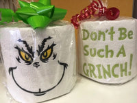 Embroidered toilet paper