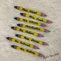 Custom Glitter Pencil  Pen