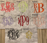 Monogram Hat and Tee Set