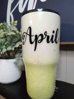 You choose Custom Glitter Colors Tumbler!