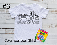 Valentine's Coloring Shirt