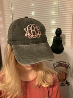 Monogrammed Hat