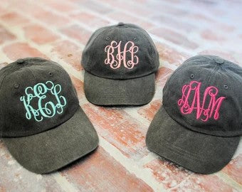 Monogrammed Hat