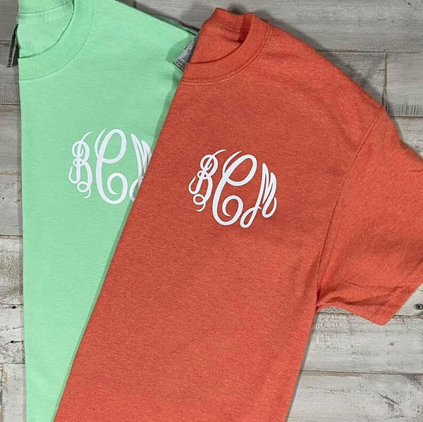 MYSTERY MONOGRAM Tees