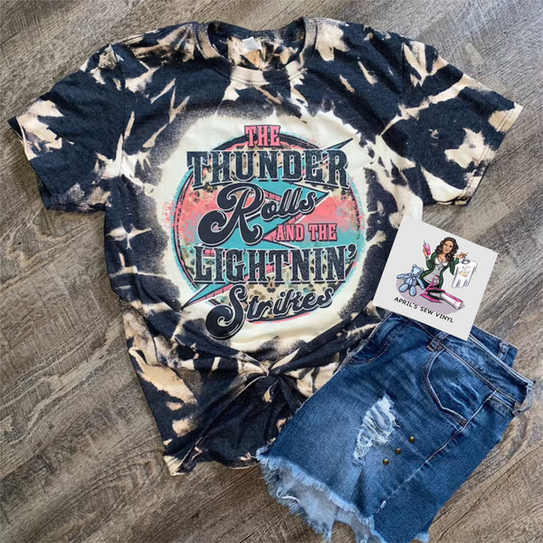 The Thunder Rolls Bleached Tee